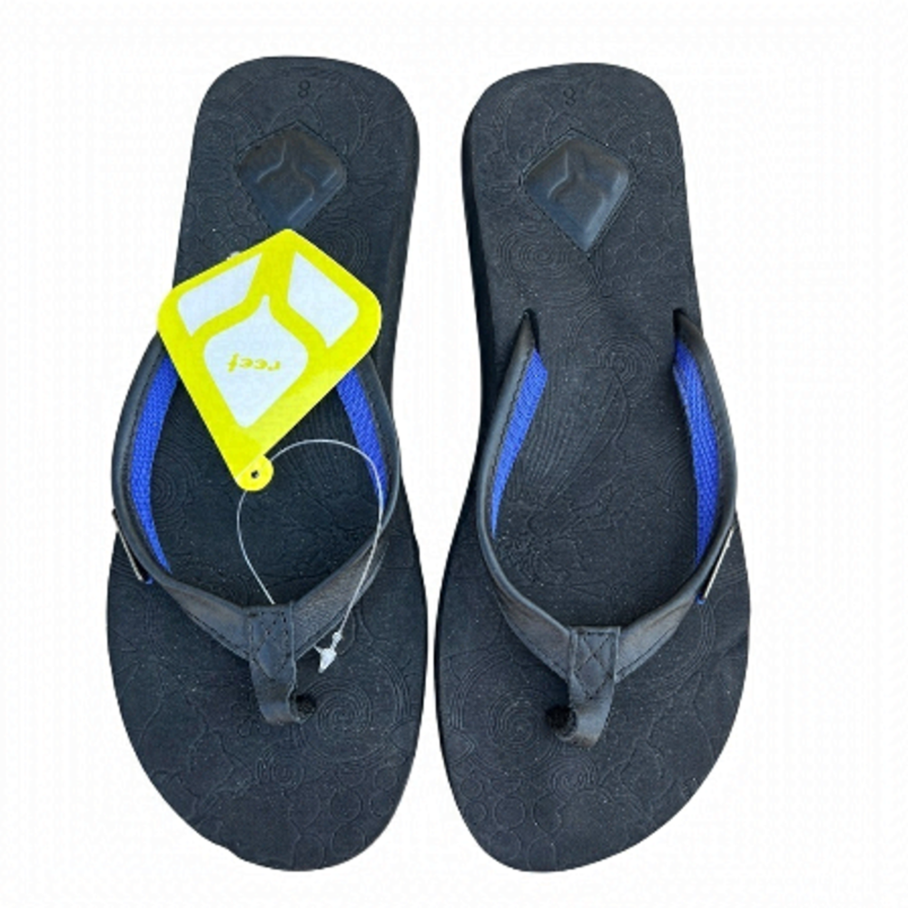 Reef D-Lish Leather Flip Flop Sandals
